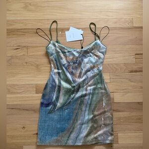 Significant Other Lucinda Mini Dress In Multi